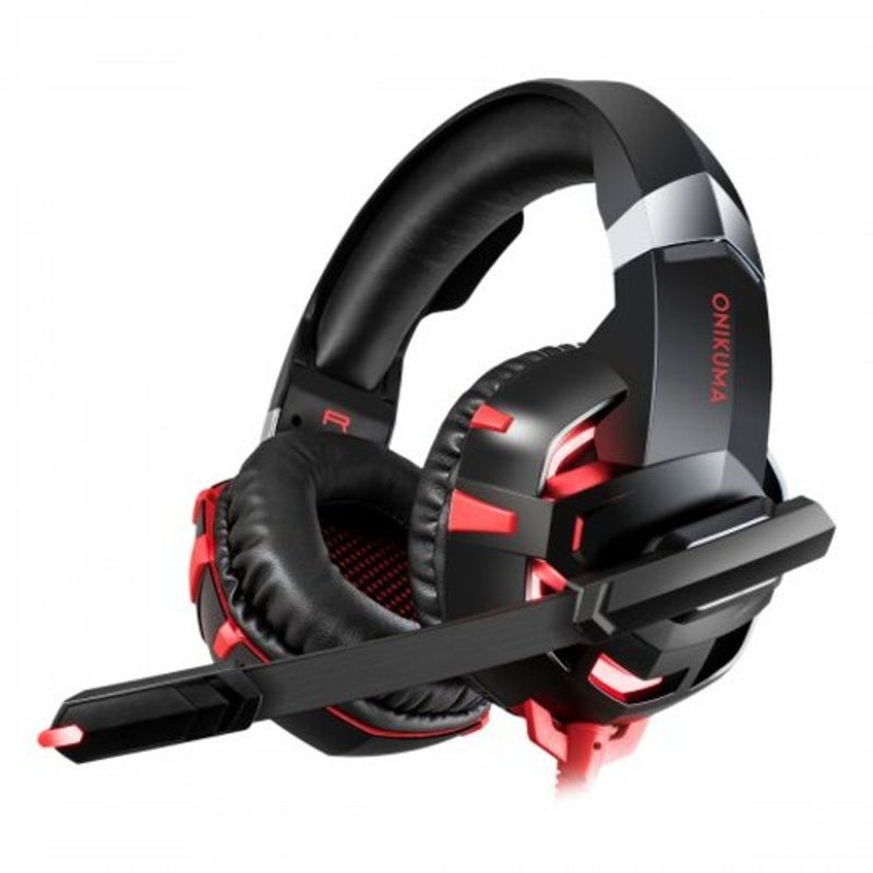 K2a High Performance Professional Gaming Headset Red Headsets