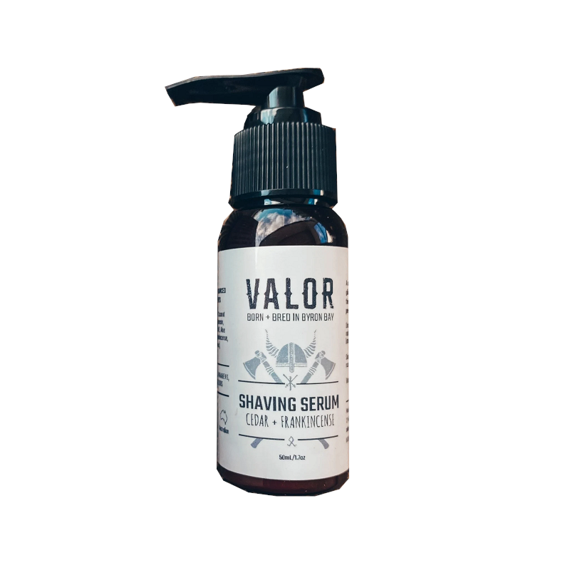 Valor Organic Shaving Serum (Lime & Patchouli) Shaving Creams Foams & Gels