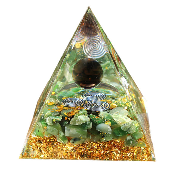 Orgonite Pyramid Chakra Energy Stone Orgone Pyramids Positive Healing Crystal Glass