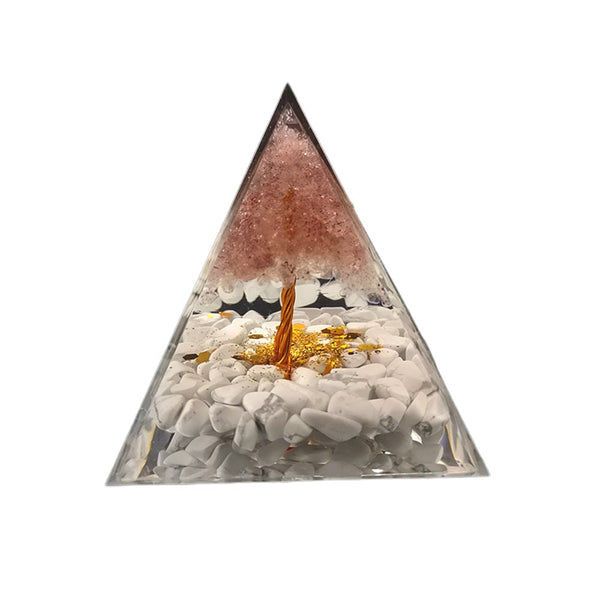 Orgonite Pyramid Chakra Energy Stone Orgone Pyramids Positive Healing Crystal Glass