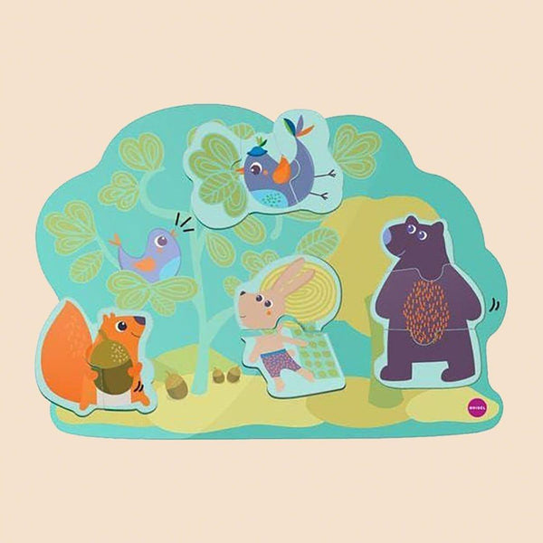 Oribel Vertiplay Wall Toy: Hoppy Bunny And Friends Activity Toys