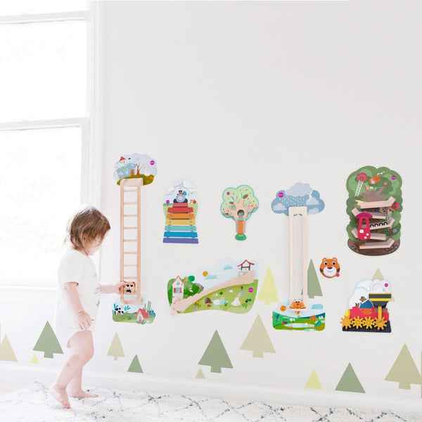 Oribel Vertiplay Wall Toy: Hoppy Bunny And Friends Activity Toys