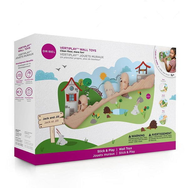Oribel Vertiplay Wall Toy: Jack & Jill Activity Toys