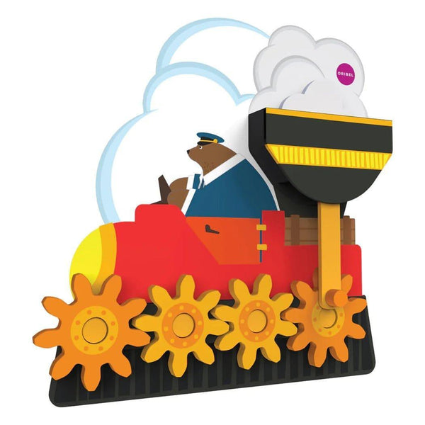 Oribel Vertiplay Wall Toy: Round & Goes Mr. Bear Activity Toys