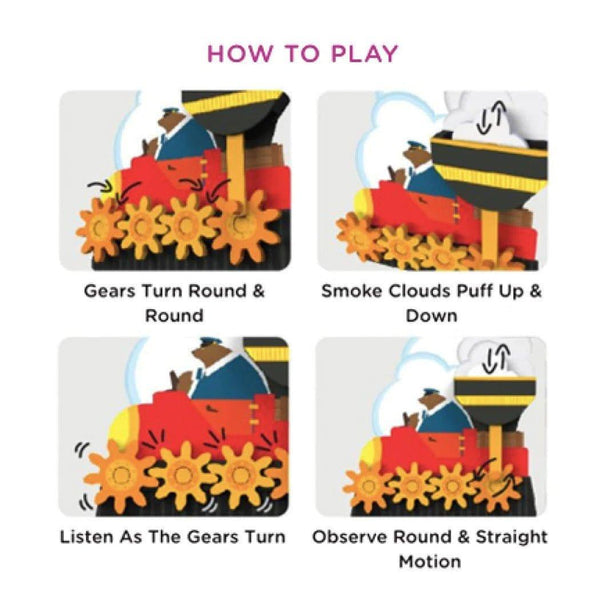 Oribel Vertiplay Wall Toy: Round & Goes Mr. Bear Activity Toys