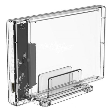 2159C3 2.5 Inch 10Gbps Hard Drive Enclosure With Holder Transparent