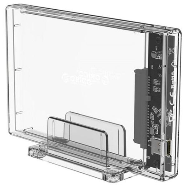 2159C3 2.5 Inch 10Gbps Hard Drive Enclosure With Holder Transparent