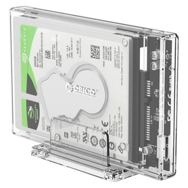 2159U3 2.5 Inch Sata Usb3.0 Mobile Hard Disk Enclosure Transparent Drive Enclosures & Docks