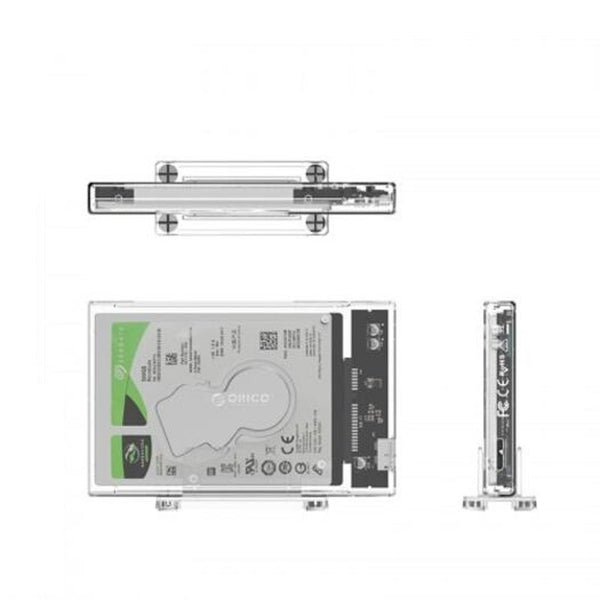 2159U3 2.5 Inch Sata Usb3.0 Mobile Hard Disk Enclosure Transparent Drive Enclosures & Docks
