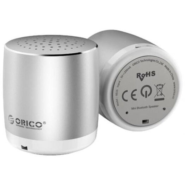 Bs16 Sv Mini Pocket Heavy Bass Wireless Bluetooth Silver Audio Docks & Mini Speakers