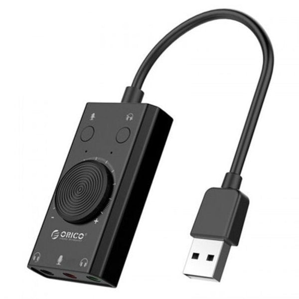 Sc2 Multi Function Driver Free Sound Card For Tablet / Laptop Desktop Audio Black Sound Cards (External)