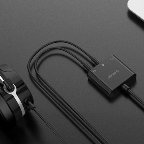 Skt3 Usb External Sound Card For Tablet / Laptop Desktop Audio Black Sound Cards (External)