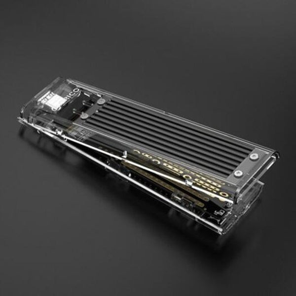 Tcm2f C3 Ngff M.2 Transparent Hdd Enclosure Black Drive Enclosures & Docks