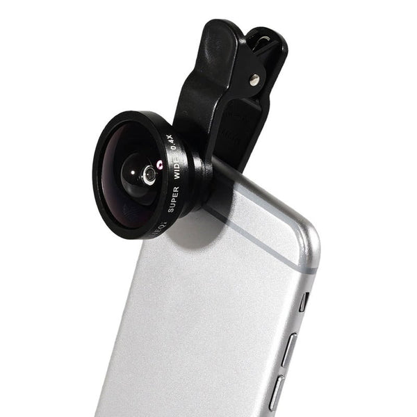 Original 3 In 1 Super Wide Angle 0.4X Fish Eye 180 Degree Macro 10X Photo Lens For Iphone 6S Plus Samsung S7 S6 Edge Mobile Phones Ipad Notebook Pc Ta