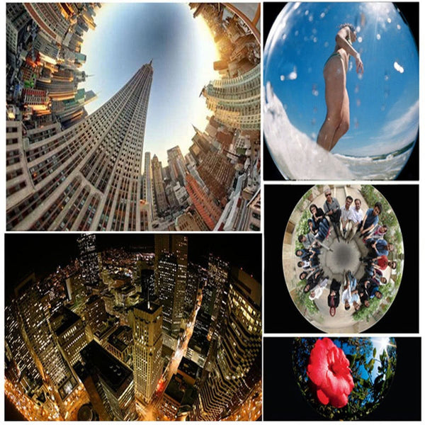 Original 3 In 1 Super Wide Angle 0.4X Fish Eye 180 Degree Macro 10X Photo Lens For Iphone 6S Plus Samsung S7 S6 Edge Mobile Phones Ipad Notebook Pc Ta