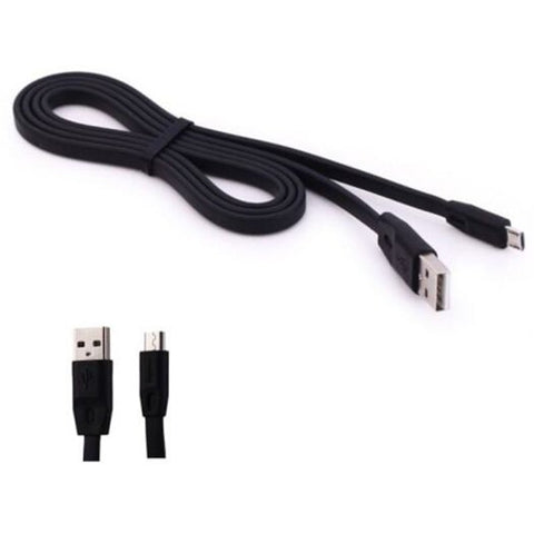Original Full Speed Micro Usb Charge Sync Cable Flat Design 100Cm Black