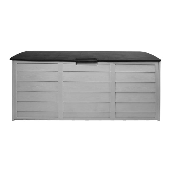 Gardeon 290L Outdoor Storage Box Black Storage Deck Boxes
