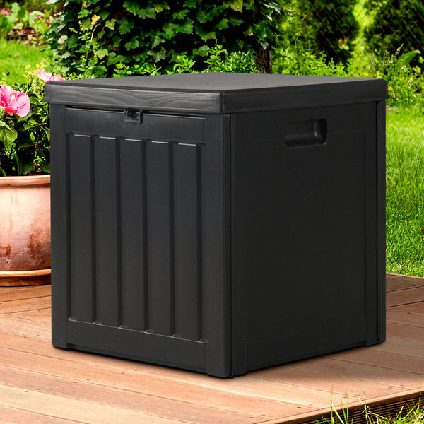 Gardeon 80L Outdoor Storage Box Waterproof Container Indoor Garden Toy Tool Shed Storage Deck Boxes
