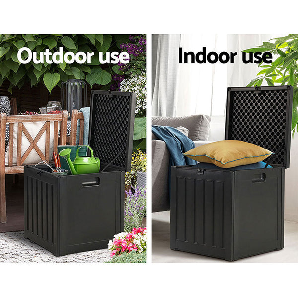 Gardeon 80L Outdoor Storage Box Waterproof Container Indoor Garden Toy Tool Shed Storage Deck Boxes