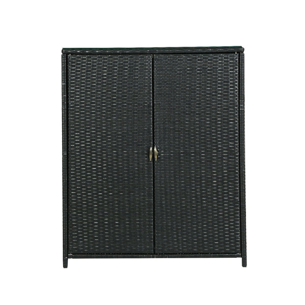 Gardeon Outdoor Storage Cabinet Box Garage Wicker Shelf Chest Garden Shed Tools Storage Deck Boxes