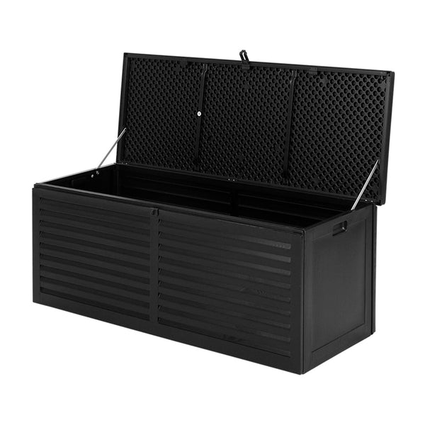 Gardeon Outdoor Storage Box 390L Container Lockable Toy Tools Shed Deck Garden Storage Deck Boxes