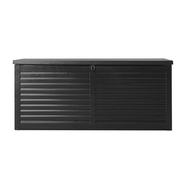 Gardeon Outdoor Storage Box Container Indoor Garden Toy Tool Sheds Chest 490L Storage Deck Boxes