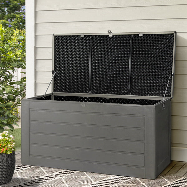 Gardeon Outdoor Storage Box 680L Container Indoor Garden Bench Tool Sheds Chest Storage Deck Boxes
