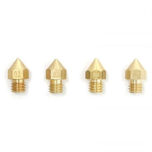 Ot4 Pz 0.4Mm Brass Nozzle For Creality 3D Ender Artillery Anycubic All Printer 10Pcs Gold