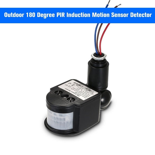Outdoor 180 Degree Pir Induction Motion Sensor Detector Sensors & Motion Detectors