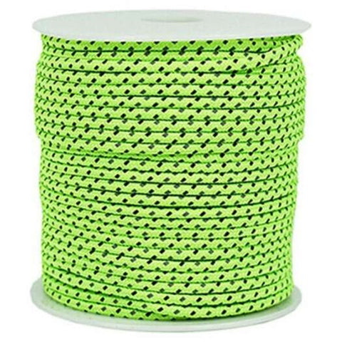 Outdoor 50M Durable Reflective Tent Fixed Rope Green Yellow