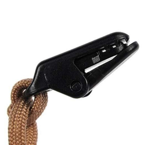 Outdoor Camping Alligator Clip 10Pcs Black Tent & Canopy Accessories