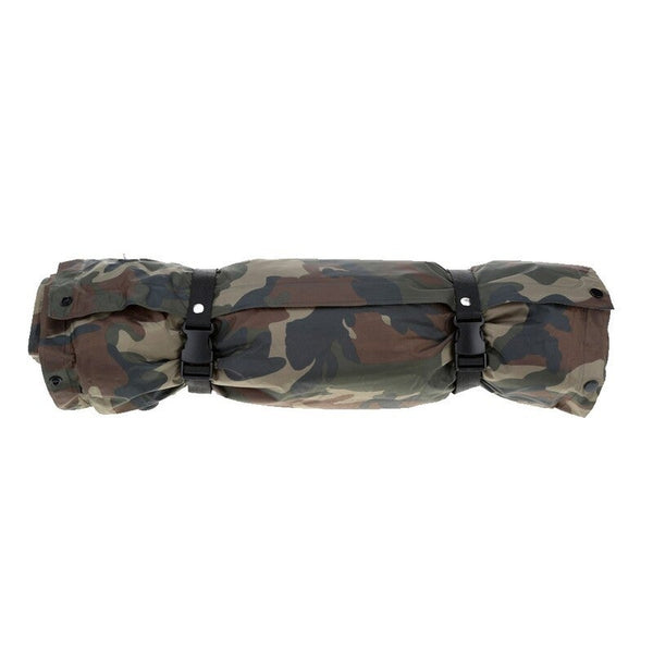 Outdoor Camping Camouflage Automatic Inflatable Mattress One Person Self Inflating Moistureproof Tent With Pillow Army Green