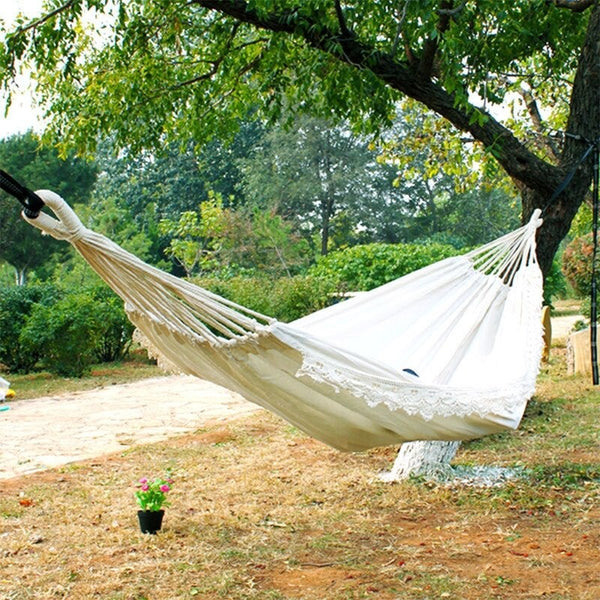 Outdoor Camping Hammock Swing Hanging Chair Garden Decor Patio Chairs