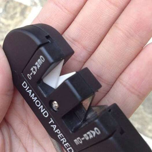 Outdoor Multifunctional Sharpener Rod Black Sharpeners