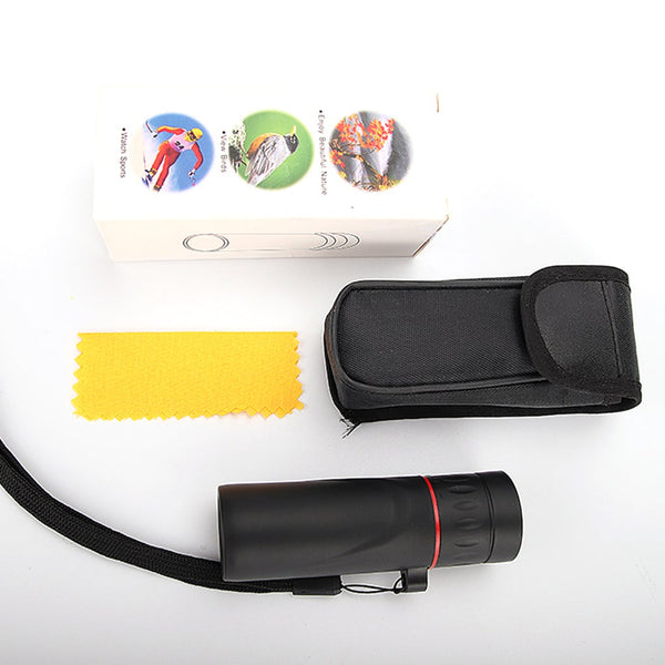 Hd Binoculars Monocular Outdoor Hiking 30X25 Mini Portable Telescope Optical Single Tube Sightseeing Black Binoculars & Monoculars