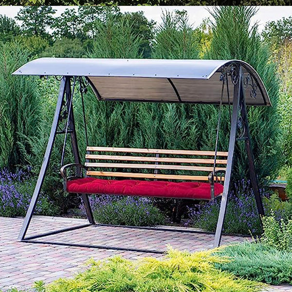 Outdoor Loveseat Cushion Bench Long Seat Pad With Ties For Indoor Cushions & Decorative Pillows