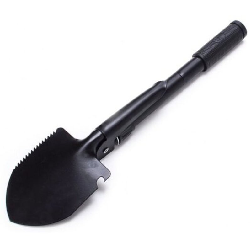 Outdoor Mini Multifunctional Folding Shovel Black Multi Tools