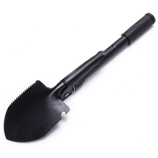 Outdoor Mini Multifunctional Folding Shovel Black Multi Tools