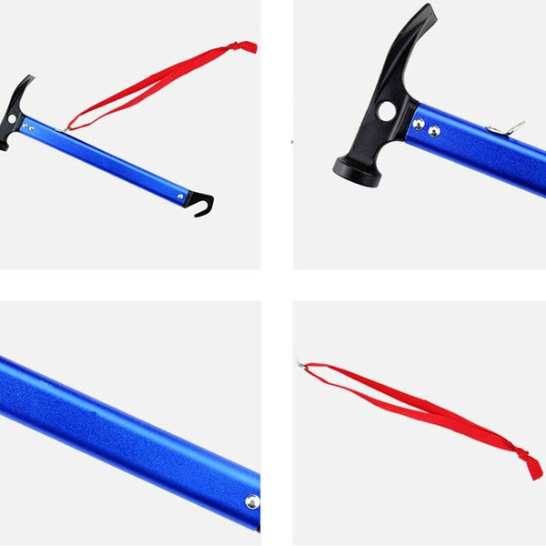 Tent & Canopy Accessories Camping Multiple Functions Hammer Aluminum Hooks Alloy Carbon Steel