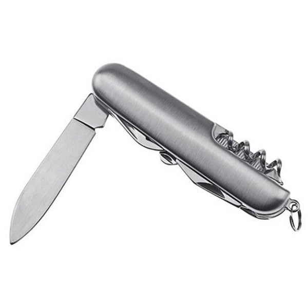 Outdoor Multifunctional Combination Tool Folding Knife Silver