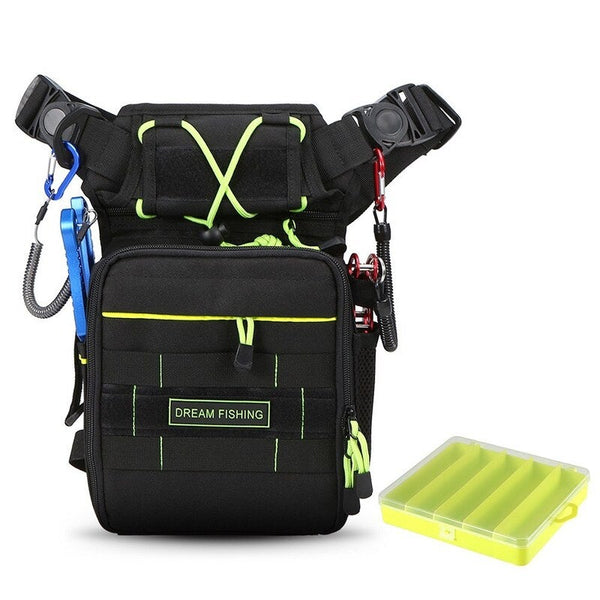Outdoor Multifunctional Chest Fishing Tackle Bag With Utility Case Lure Box Tackle Boxes & Bags