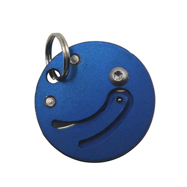 Outdoor Pocket Mini Foldable Blue Keyrings