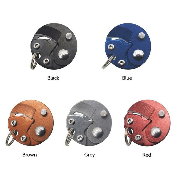 Outdoor Pocket Mini Foldable Brown Keyrings