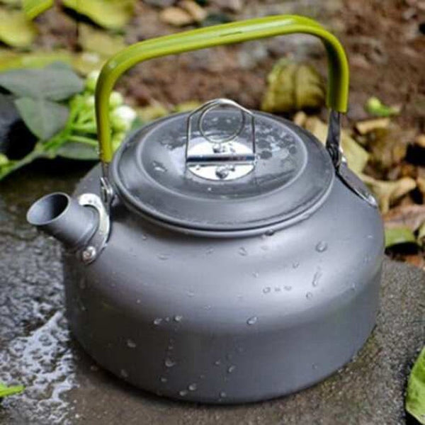 Outdoor Teapot Kettle 0.8L Battleship Gray Camping Kettles