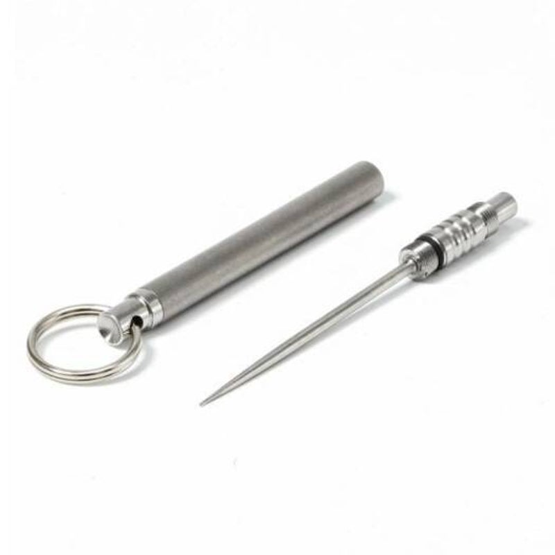 Outdoor Titanium Alloy Toothpicks Reusable Silver Multi Tools