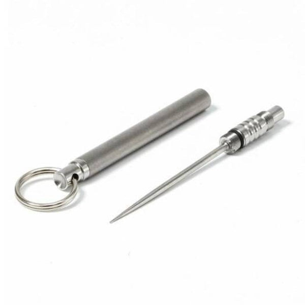 Outdoor Titanium Alloy Toothpicks Reusable Silver Multi Tools
