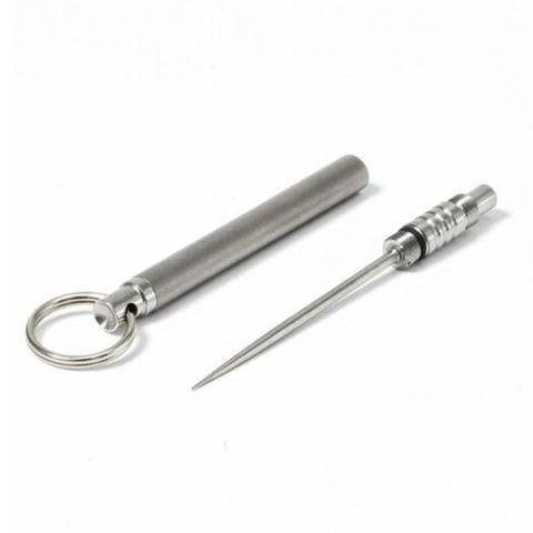 Outdoor Portable Titanium Alloy Toothpicks Reusabletitanium Silver