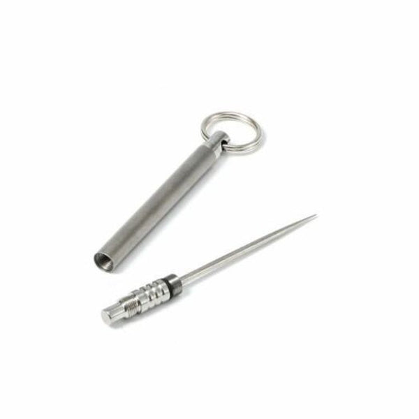 Outdoor Titanium Alloy Toothpicks Reusable Silver Multi Tools