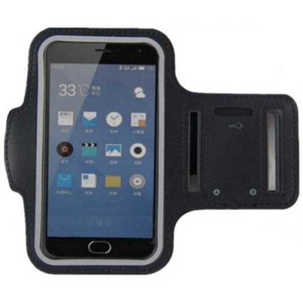 Outdoor Running Touch Screen Mobile Phone Arm Bag Black Armbands