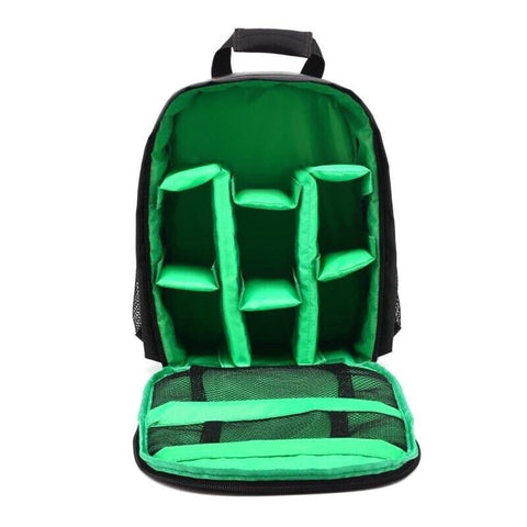 Waterproof Outdoor Photography Protective Box Slr Camera Storage Bag Backpack Green